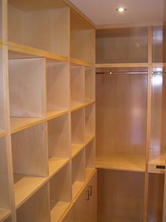 Detalle de interior de armario